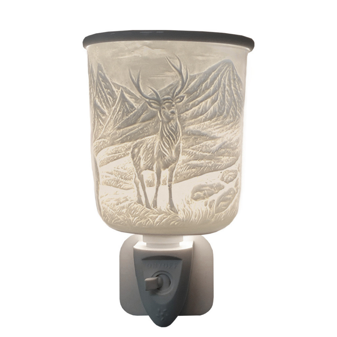 Cello Plug-In Wax Melt Burner & Oil Burner Electric Porcelain Warmer Fragrance