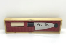 New Unopened Mercer Culinary Asian Collection Santorum Knife With Wooden Handle
