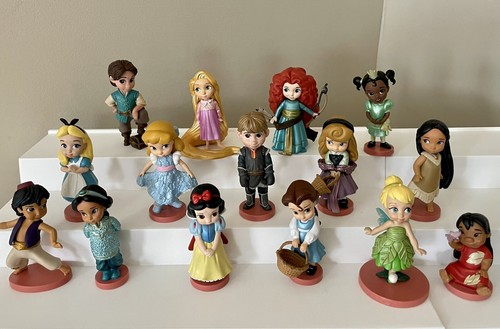 Disney Animators Sammlung Figuren Set 15 Kleinkind Prinzessinnen 3" groß ~ süß!