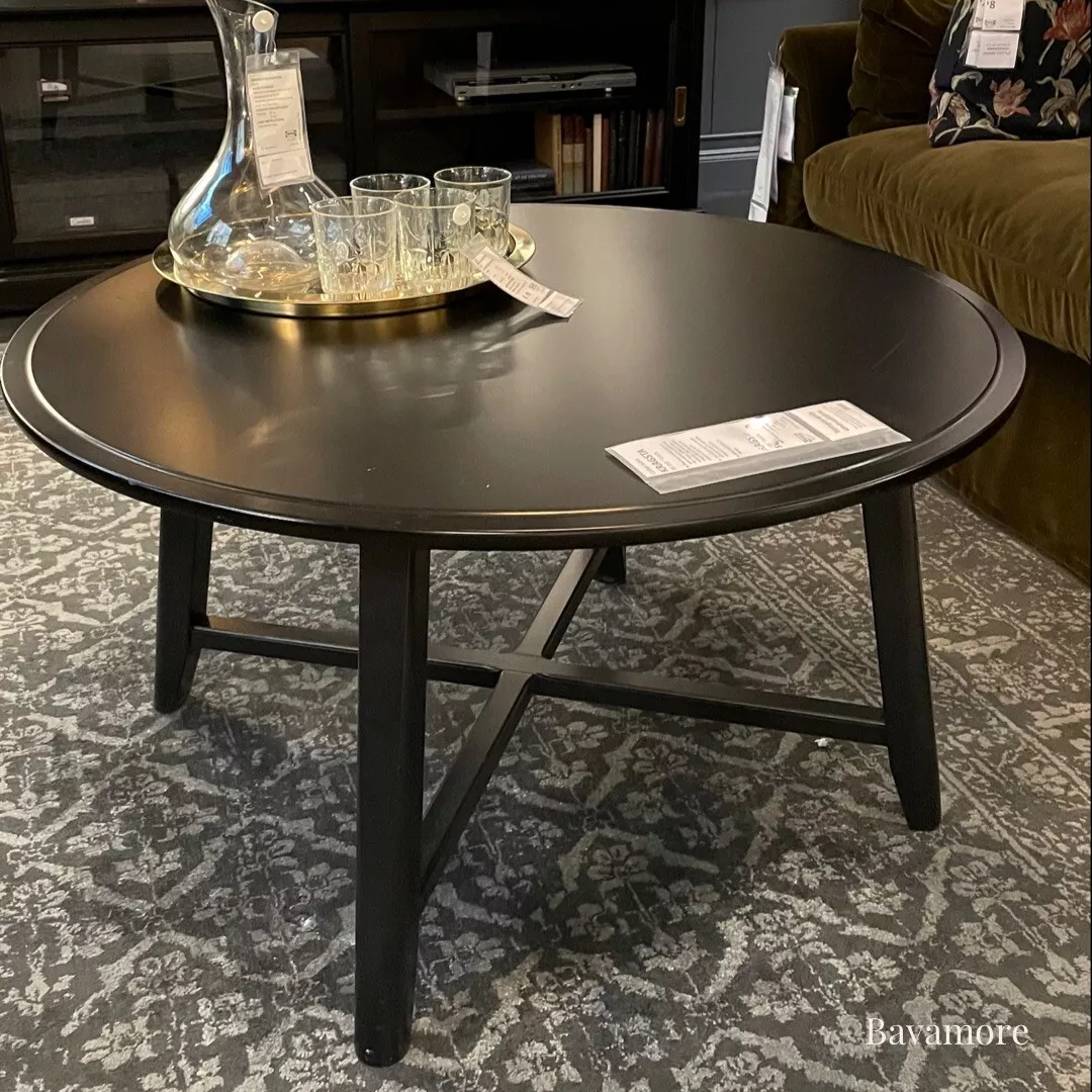 Ikea KRAGSTA Round Coffee table black 35 3 8