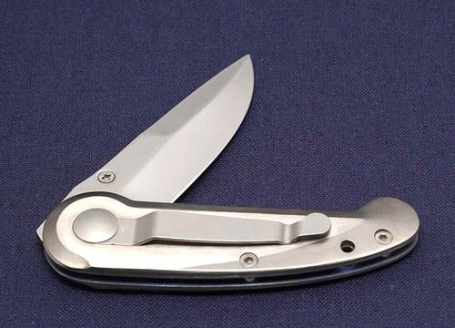 Cuchillos Plegables BOKER 2063 Super Liner 2000 440C Liner Lock 70mm Titanio con Caja - Imagen 8 de 12
