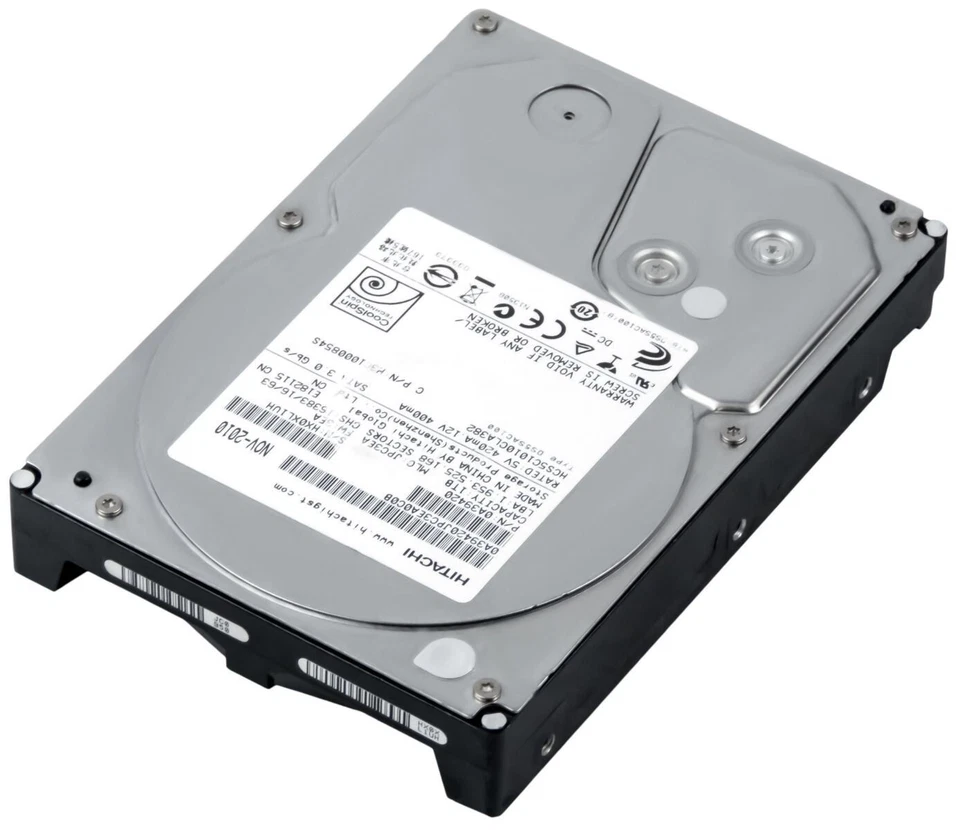 Hard Drive Coolspin Hitachi HCS5C1010CLA382 1TB 5700RPM 8MB SATA II 3.5" Inch - Image 3 of 3