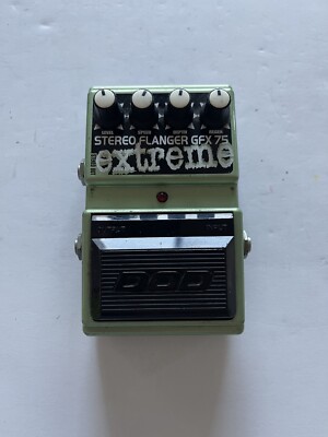 DOD Digitech GFX75 Extreme Stereo Analog Flanger Rare Guitar Effect Pedal