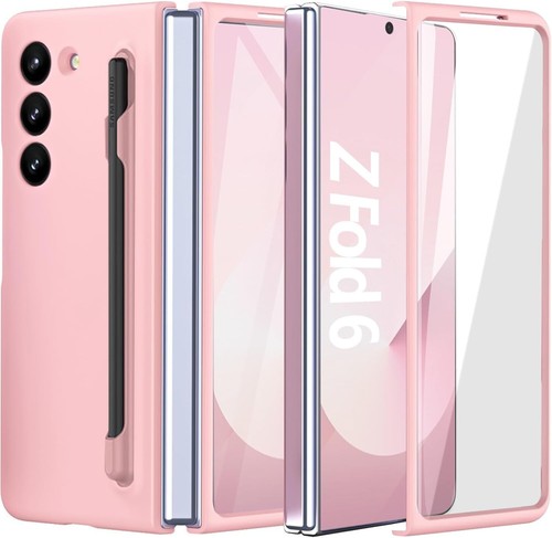 For Samsung Galaxy Z Fold 6 5G Case with Built-in Screen Protector S Pen Holder
