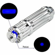 1MW 450nm Adjustable Focus Blue Laser Pointer Pen Visible Beam Light