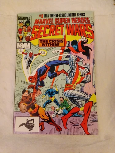 Secret Wars Marvel Super-Heroes #3 1st Appearance of Titania! Mid Grade Raw