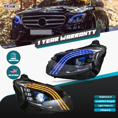 LED Headlights For Mercedes Benz E-Class W213 2016-2021 Double