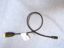 MICRO 12" HDMI to STANDARD A-D High Speed w/ Ethernet Cable 4K HD 3D Converter