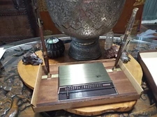 Park Sherman Mid Century Wood Address Index, Pen Holders