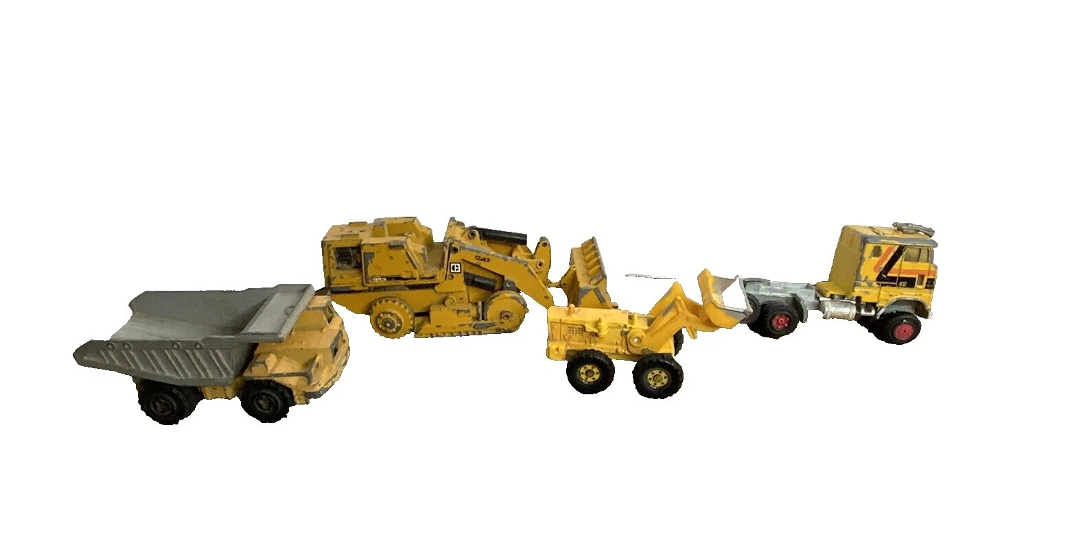 White Metal Diecast excavadoras vehículos diecast y de juguete