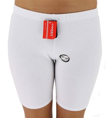 NEW COONY WOMEN'S PREMIUM ATHLETIC GYM SPORT WORKOUT SHORTS WHITE S603