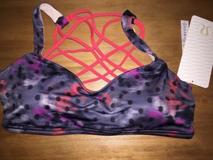 Nwt Lululemon Free To Be Wild Bra Criss Cross Strappy Sports Bra Multi Color 6 Ebay