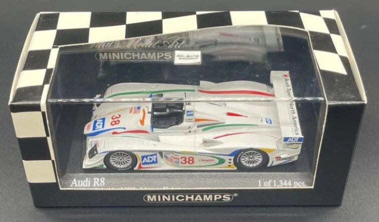 Minichamps 1/43 Audi R8 24hs Le Mans 2002 Petit ALMS Herbert 400021338 Foto 3 de 4