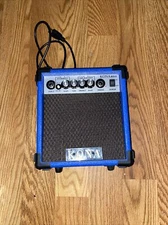 Kona KCA15BL 10-Watt Electric Guitar Amplifier, Blue