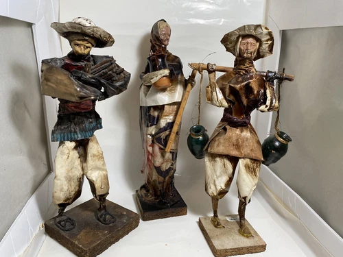 Vintage Mexican Folk Art Paper Mache Sculpture