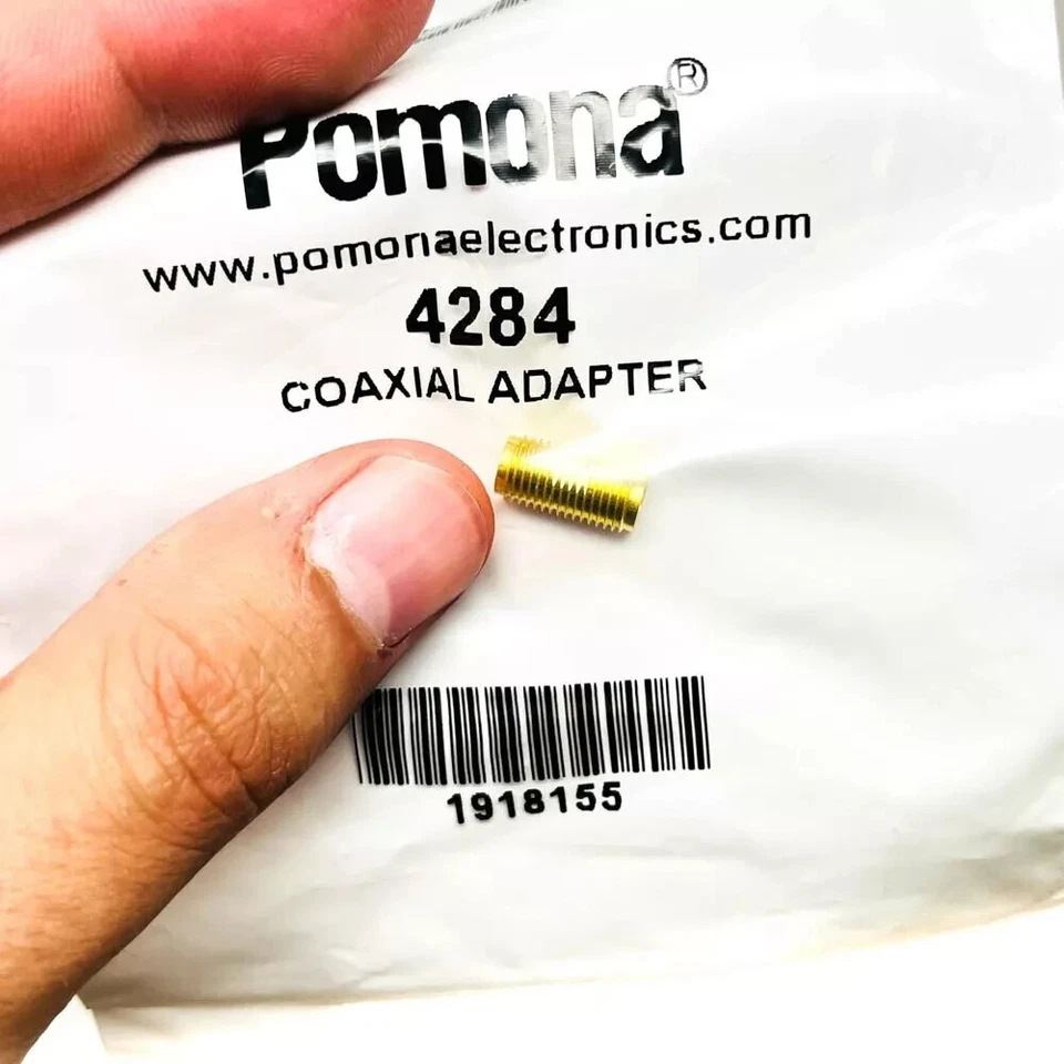 2 pcs Pomona 4284 RF Coaxial Adapter, SMA Jack, Straight, Female Socket, In-Line - Image 4 of 4