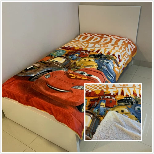 Double Layer Thick Winter Sherpa Faux Lambswool Mink Blanket (Character Print) - Picture 7 of 20