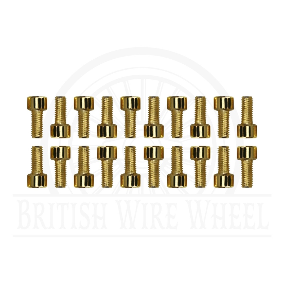 西たけろう　黄金 Gold Face Plate Screws for Zenith Locking Knock Off Spinner Caps