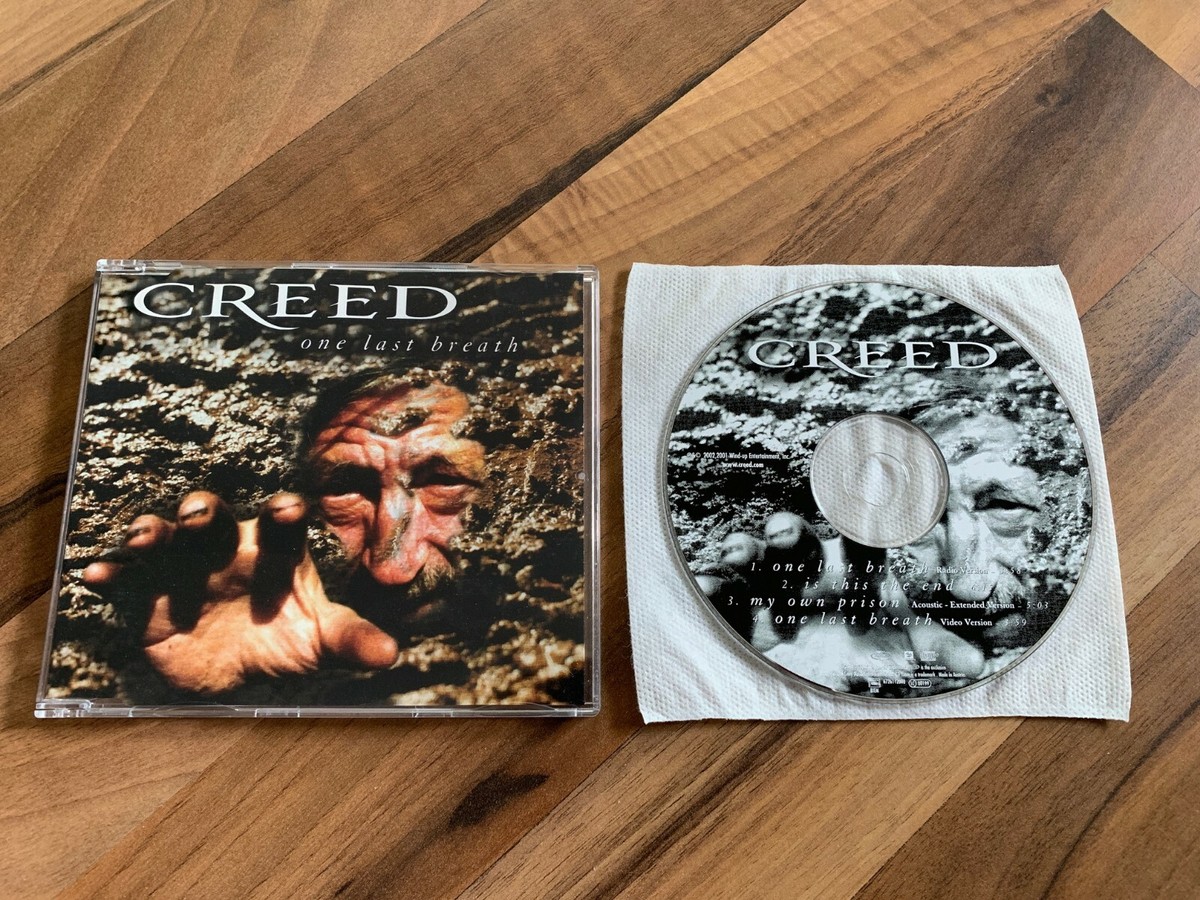 CREED One Last Breath OOP 2002 EUROPEAN CD single acoustic track