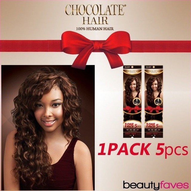 Ever Collection Beau 14 Human Hair Chocolate Med Brown For Sale