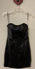 Forever 21 Contemporary Womens Medium Black Tube Top Style Mini Dress NWT! M1135