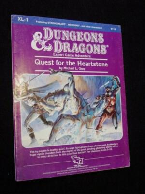 TSR D&D : Quest for the Heartstone - Expert Game Adventure XL-1 - 1984 - #9114