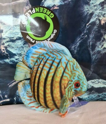 GreenPleco Kuscheltier Plushie ''Diskus'' Discus Fisch Aquarium Deko
