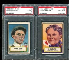 1952 Topps-Look 'N See CLARA BARTON #83 PSA 6