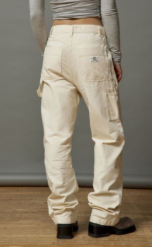 Urban Outfitters BDG Ivory Canvas Carpenter Pant 100% Cotton