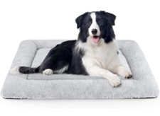 Dog Bed Mat Soft Crate Pad Washable Anti-Slip Mattress for Large Medium Small...