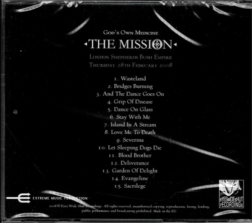 THE MISSION - London Shepherd's Bush Empire - UK Box Set 5x CD 2008 - MINT !!! - Bild 6 von 12