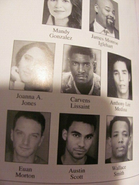 HAMILTON Playbill Broadway Musical Alexander AUSTIN SCOTT JAMES