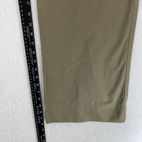 Bitten Sarah Jessica Parker Pants Women's 8 Green High Waist Trouser Chino NWT - Picture 9 of 13