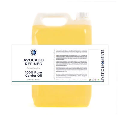 Mystic Moments | Avocado Refined Carrier Oil - 100% Pure 5 Litres