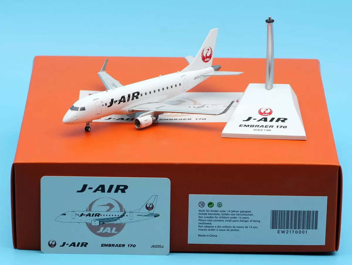 JC Wings 1:200 EW2170001 J-Air Embraer 170 Diecast Aircraft Jet Model JA220J