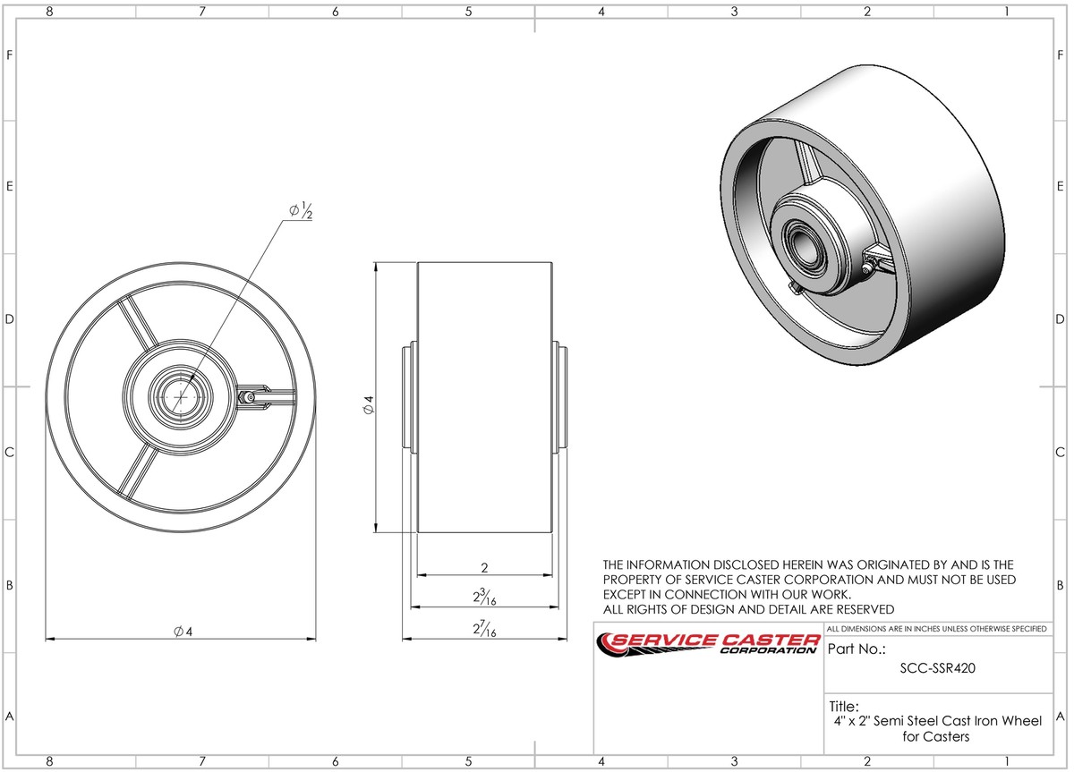 Imeing 4 Inch Caster Wheels Set Of 4 1500lbs Heavy Duty Industrial Casters With Brakes Dual - View #6