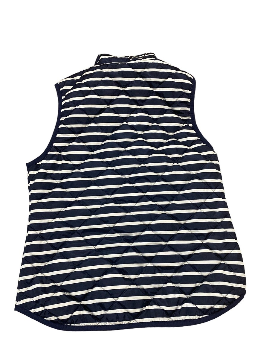 トップス NORDISK CAMP VEST NYLON NAVY FREE Old Navy Womens Blue/White Sleeveless Full Zip Vest Size Xs