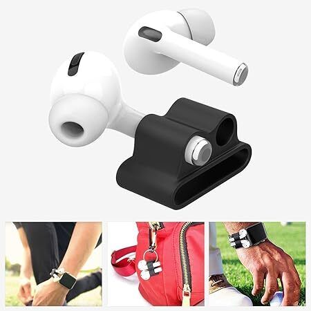 Watch Strap Holder for AirPod Pro 2/AirPod 3 2 1 Airpod Watc Anti-Lost Silicone - Afbeelding 1 van 6