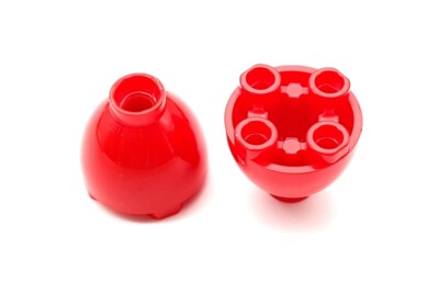 LEGO  EINZELTEIL- BRICK ROUND (2 X 2) DOME NR.: 24947 RED - ROT Auswahl