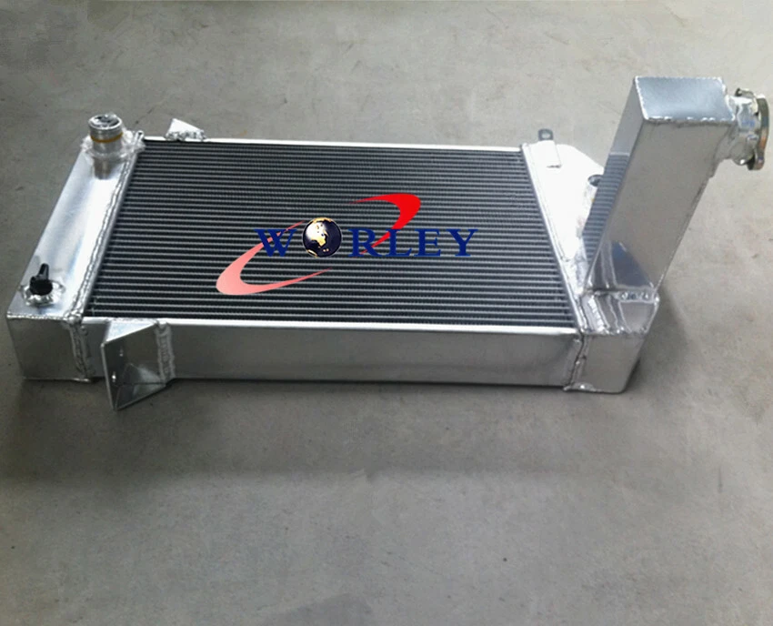 3 РЯДА АЛЮМИНИЕВЫЙ СПЛАВ РАДИАТОР TRIUMPH TR2/TR3/TR3A/TR3B MT + 2 X ВЕНТИЛЯТОРЫ - Изображение 4 из 4