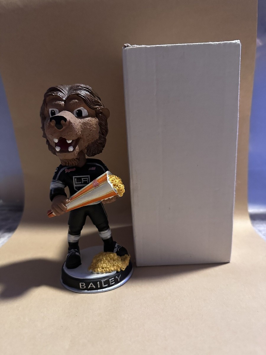 Los Angeles Kings Mascot Bailey Bobble Head HOLDING POP CORN