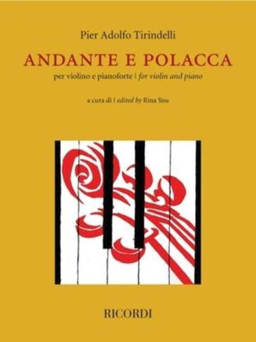 Pier Adolfo Tirindelli | Andante E Polacca For Violin And Piano |