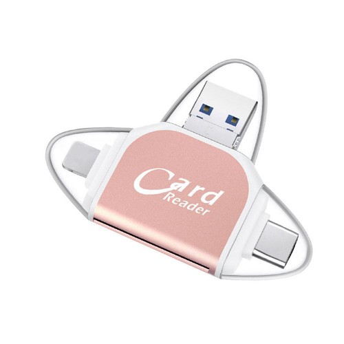 Multi-Port 4 in1 Universal Card Reader Memory Card Reader Multiport Adapter Fast - Picture 3 of 12