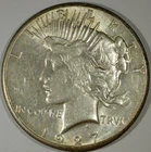 Lot of 5 Peace Silver Dollars $1 Coins, 90% silver