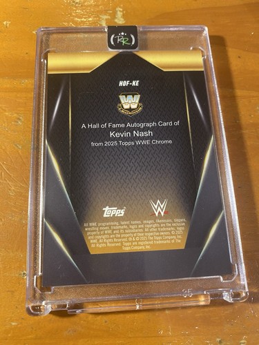 2025 Topps Chrome WWE Kevin Nash Autograph #/25 Card Hall Of Fame Autograph - Picture 2 of 2