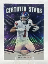 #CST-MNS Malik Nabers 2025 Panini Certified Certified Stars Free Ship