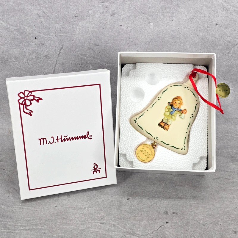 " Ring In A New Season" - Boxed M I Hummel Annual Ornament by Danbury Mint 2008