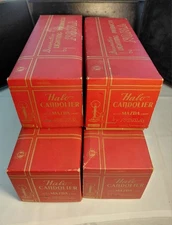 NOMA VINTAGE  HALO Set Of 4 CANDOLIER WINDOW CANDLE LIGHTS W BOX