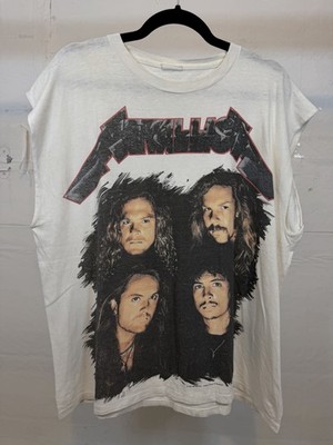 Vintage Metallica Shirt XL  1993 Europe Tour Stage Set Nowhere Else To Roam