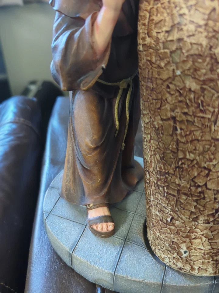 Wine Bottle Holder Monk Figure 10” - Image 3 of 4